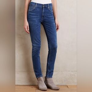 Anthropologie COH Rocket Skinny High Rise Jeans Taos Wash Size 32